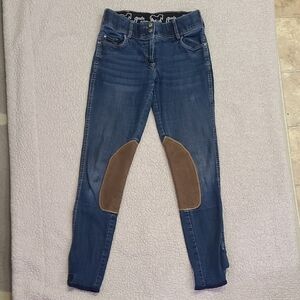 Blue Skinny Breech Jeans